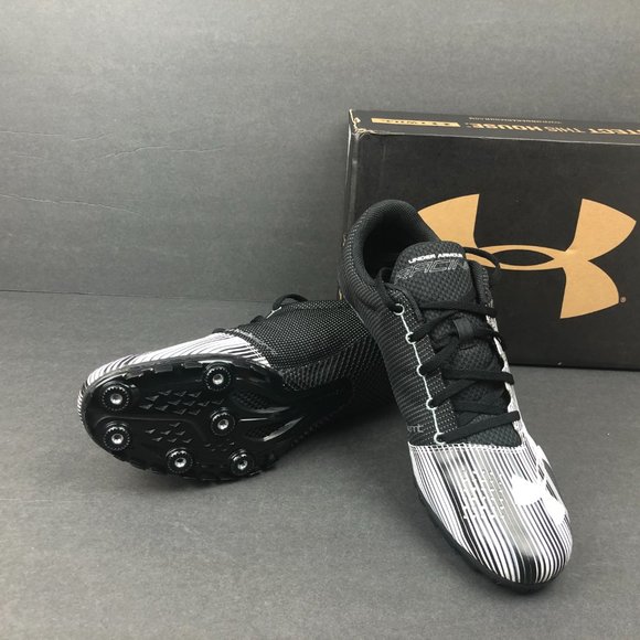 NWB Under Armour Men's Kick Sprint Spike Sneakers - Picture 4 of 4